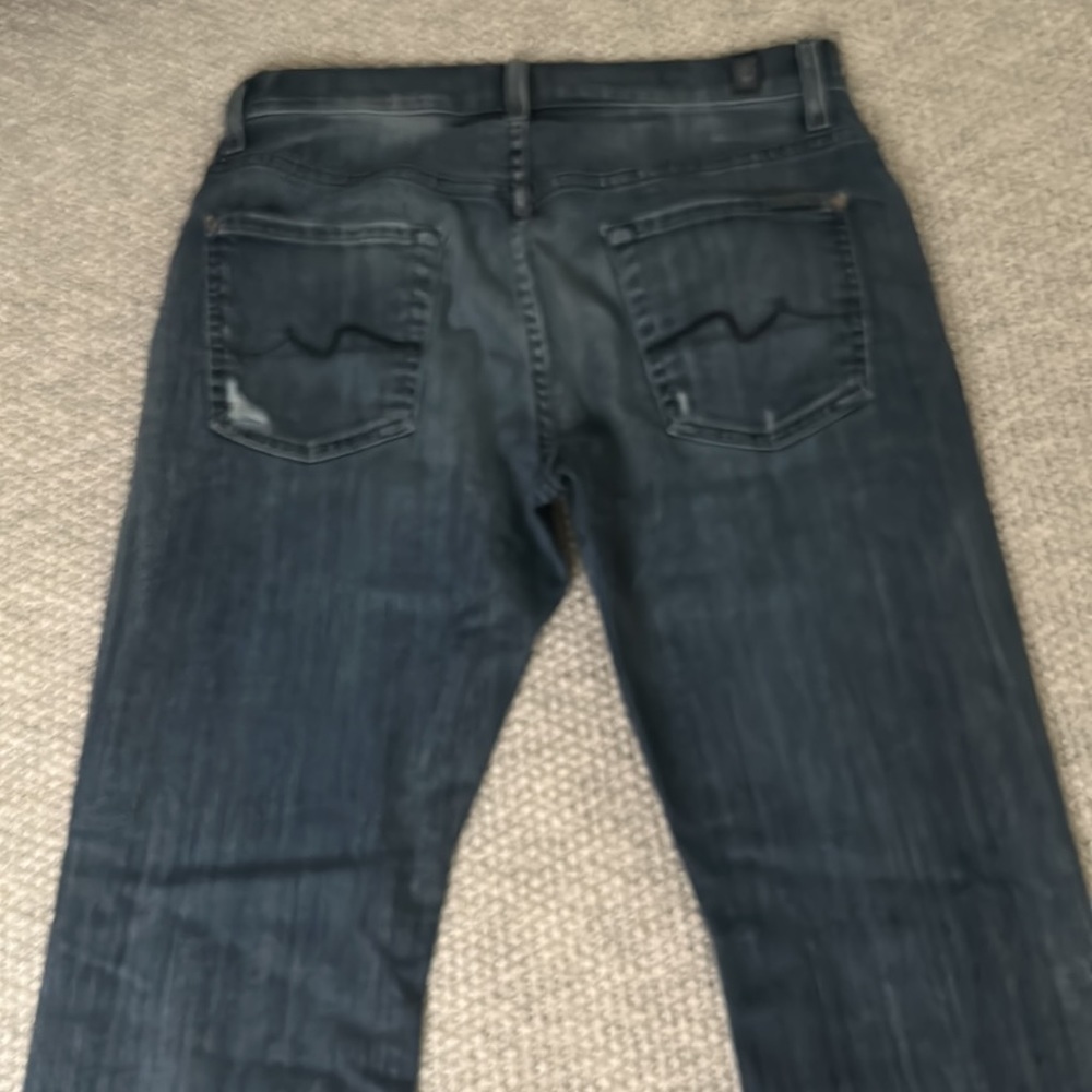 7 off all mankind BRETT boot cut jeans size 29 - Picture 9 of 10
